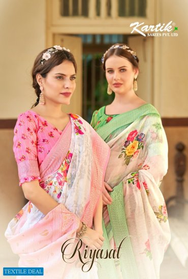 Kartik Riyasat Wholesale Casual Indian Sarees Kartik Riyasat Wholesale Casual Indian Sarees