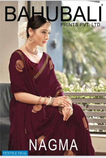 Bahubali Nagma Wholesale Fancy Georgette Casual Indian Sarees Bahubali Nagma Wholesale Fancy Georgette Casual Indian Sarees