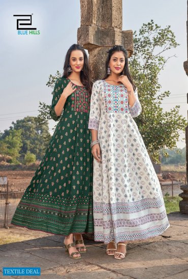 BLUE HILLS SURAT AHMEDABAD UP TO DATE VOL 20 ANARKALI GOWN KURTI PLUS SIZE BLUE HILLS SURAT AHMEDABAD UP TO DATE VOL 20 ANARKALI GOWN KURTI PLUS SIZE