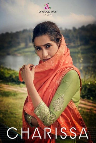 ANGROOP PLUS CHARISSA TUSSAR SILK CLASSICAL DESIGNER SUITS COLLECTION ANGROOP PLUS CHARISSA TUSSAR SILK CLASSICAL DESIGNER SUITS COLLECTION