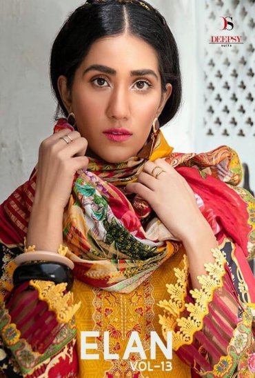 Deepsy Elan Vol-13 Wholesale Shopping Silk Digital Pakistani Salwar Kameez Deepsy Elan Vol-13 Wholesale Shopping Silk Digital Pakistani Salwar Kameez