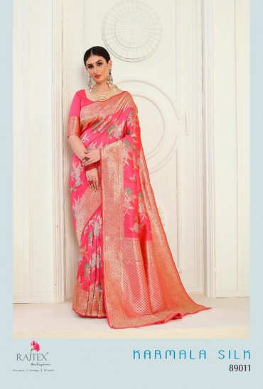KARMALA SILK BY RAJTEX 89011-89014 SERIES BEAUTIFUL SILK DESIGNER SAREE KARMALA SILK BY RAJTEX 89011-89014 SERIES BEAUTIFUL SILK DESIGNER SAREE