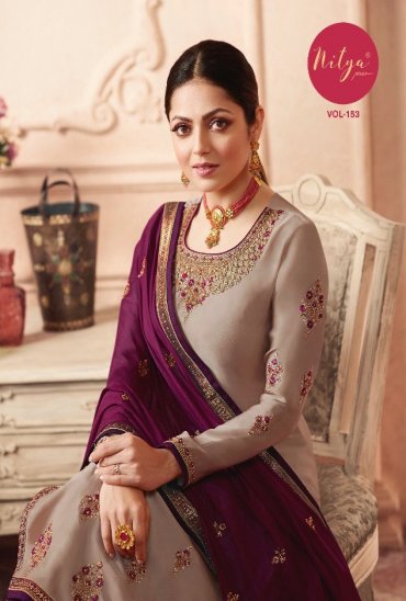 LT NITYA VOL 153 SATIN JACQUARD PARTY WEAR SALWAR KAMEEZ ONLINE PRICE LT NITYA VOL 153 SATIN JACQUARD PARTY WEAR SALWAR KAMEEZ ONLINE PRICE