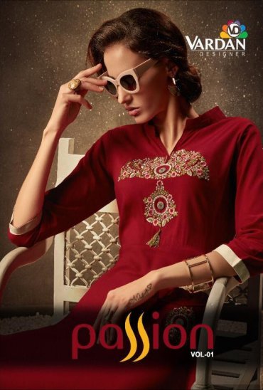 PASSION VOL 1 BY VARDAN RAYON LONG KURTIS GOOD LOOKING COLLECTION PASSION VOL 1 BY VARDAN RAYON LONG KURTIS GOOD LOOKING COLLECTION