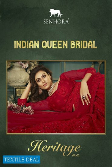 Senhora Indian Queen Bridal Heritage Vol-3 Wholesale Bridal Lehengas Senhora Indian Queen Bridal Heritage Vol-3 Wholesale Bridal Lehengas
