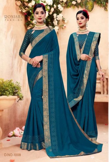 TAHIRA BY RANJNA SAREE FASTIVE WEAR STYLISH BORDER BLOUSE SAREE COLLECTION TAHIRA BY RANJNA SAREE FASTIVE WEAR STYLISH BORDER BLOUSE SAREE COLLECTION