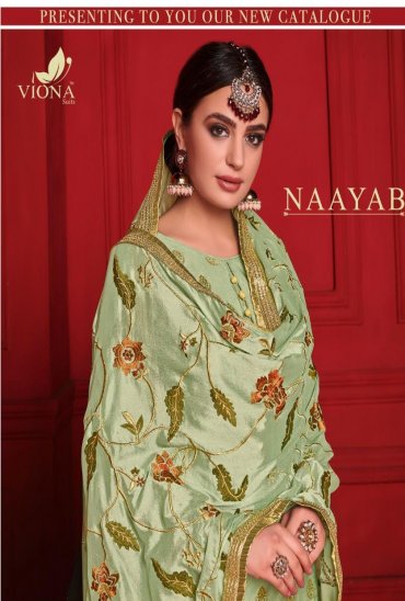 Viona Naayab Wholesale Pure Jacquard Salwar Suits Viona Naayab Wholesale Pure Jacquard Salwar Suits