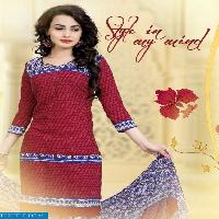 synthetic 9 star vol-53 Wholesale printed Dress material