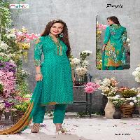 Mehta Purple Wholesale Cotton Printed Dress material