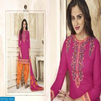 jinesh aarya vol-1Wholesale heavy cotton Work ready made Dresses