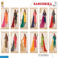 avc samudrika vol-7 Wholesale cotton Work dress material