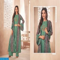 LT present nitya vol 37 NX reyon long top with bottom and long jacket collection