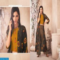 LT present nitya vol 37 NX reyon long top with bottom and long jacket collection