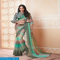 KESSI PRESENT RANGAT CHIFFON GEORGETTE PRINTED DESIGNER SAREE WHOLESALE