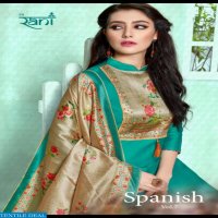 RANI GROUP SPANISH VOL 7 COTTON SATIN DIGITAL PRINT SUIT SELLER IN SURAT