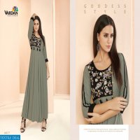 VARDAN DESIGNER GULNAZ VOL 3 RAYON LONG KURTI CATLOG COLLECTION