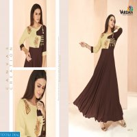 VARDAN DESIGNER GULNAZ VOL 3 RAYON LONG KURTI CATLOG COLLECTION
