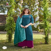 Parra Chunnri Vol-5 Wholesale Hand Work Kurti With Dupatta