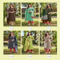 Parra Chunnri Vol-5 Wholesale Hand Work Kurti With Dupatta