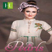 HIRWA PRESENT PEARLS RAYON LONG KURTA COLLECTION