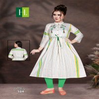 HIRWA PRESENT PEARLS RAYON LONG KURTA COLLECTION