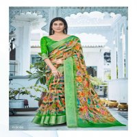 SHVETAMBAR PRESENT ORGANIC DELICIOUS ORGANZA FANCY CLASSY STUNNING FANCY SAREE