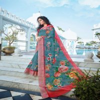 SHVETAMBAR PRESENT ORGANIC DELICIOUS ORGANZA FANCY CLASSY STUNNING FANCY SAREE