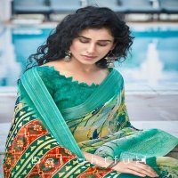SHVETAMBAR PRESENT ORGANIC DELICIOUS ORGANZA FANCY CLASSY STUNNING FANCY SAREE