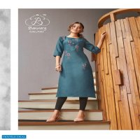 BANWERY BLEND VOL 7 COTTON EMBROIDERY FORMAL WEAR KURTIS