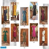 BANWERY BLEND VOL 7 COTTON EMBROIDERY FORMAL WEAR KURTIS
