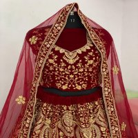 KB-1045 Colour wholesale 9000 Velvet Lehengas Choli