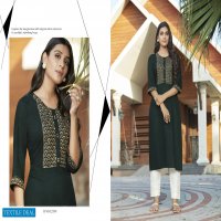 Kivi Harlee Wholesale Reyon With Embroidery Work Kurtis