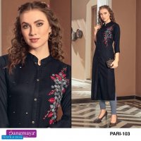Rangmaya Pari Wholesale Rayon Dobby Kurtis