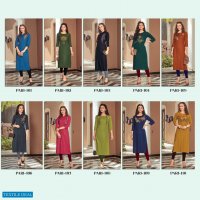 Rangmaya Pari Wholesale Rayon Dobby Kurtis