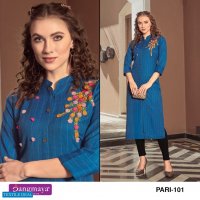 Rangmaya Pari Wholesale Rayon Dobby Kurtis
