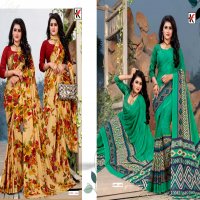 Kodas Jackpot Vol-92 Wholesale Reninal Printed Saree With Pallu
