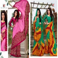 Kodas Jackpot Vol-92 Wholesale Reninal Printed Saree With Pallu