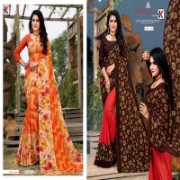 Kodas Jackpot Vol-92 Wholesale Reninal Printed Saree With Pallu