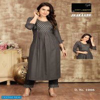 Manjeera Jhakaash Wholesale Readymade Kurti With Pants