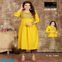 Manjeera Jhakaash Wholesale Readymade Kurti With Pants