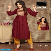 Manjeera Jhakaash Wholesale Readymade Kurti With Pants