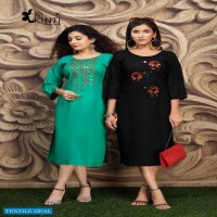 Kinti Hayaat Wholesale Straight Reyon Kurtis