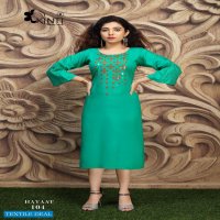 Kinti Hayaat Wholesale Straight Reyon Kurtis