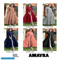 Blue Hill Amayra Wholesale Long Gown With Side Cut Kurtis