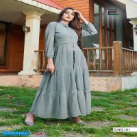 Blue Hill Amayra Wholesale Long Gown With Side Cut Kurtis
