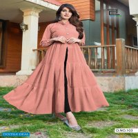 Blue Hill Amayra Wholesale Long Gown With Side Cut Kurtis