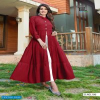 Blue Hill Amayra Wholesale Long Gown With Side Cut Kurtis