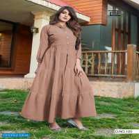 Blue Hill Amayra Wholesale Long Gown With Side Cut Kurtis
