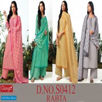 Ganga Rabta S0412 Wholesale Premium Cotton Salwar Kameez