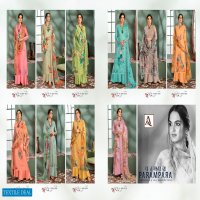 Alok Parampara Wholesale Pure Zam Cotton Self Embroidery Dress Material